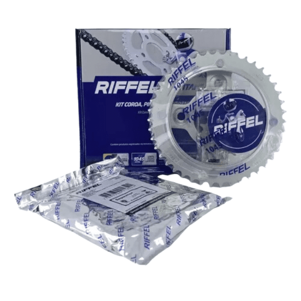 Kit Relação Tração Fan-125/09-13 Cargo/09-13 Riffel (1045)