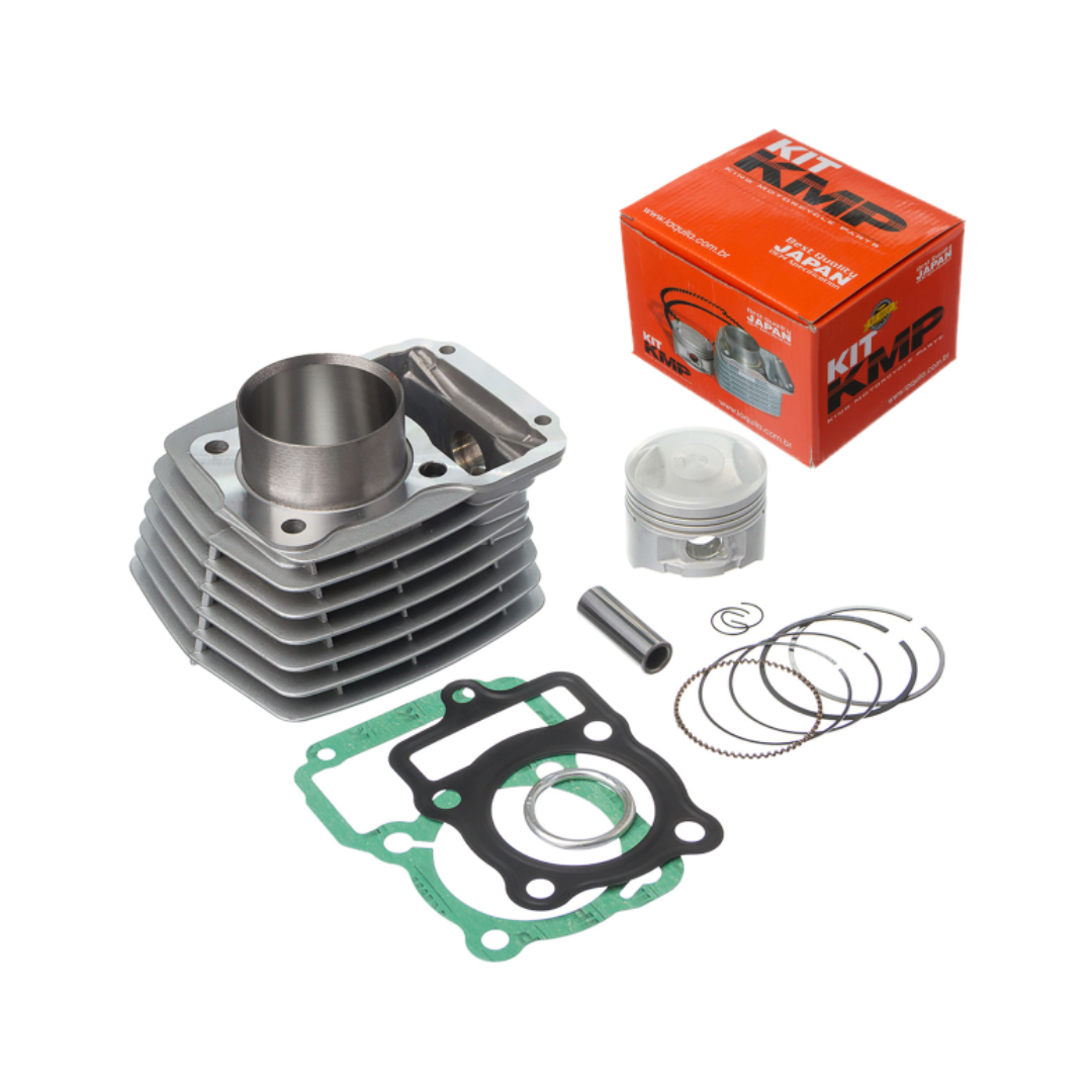 Kit Cilindro KMP com Pistão e Anel Honda CG 125 (1992 a 1999)