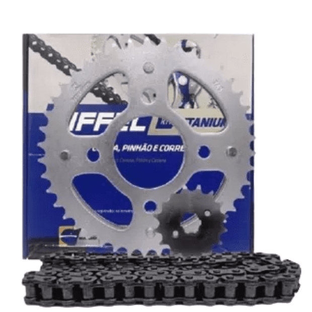 Kit transmissão Riffel Factor 150 16/18 Com Retentor Aço 1045