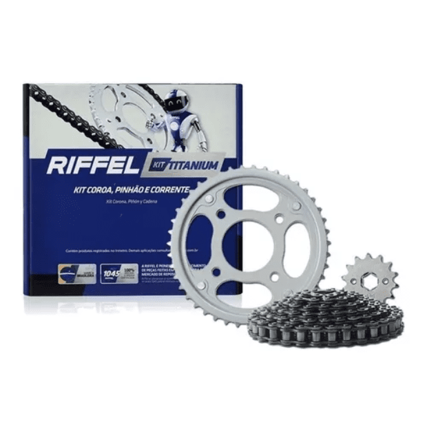 Kit Transmissão Riffel Honda Nxr 150 Bros 2006 -15