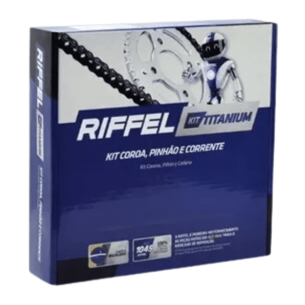 Kit transmissão Yamaha Xtz 150 Crosser 2014 A 2022 Titanium 1045