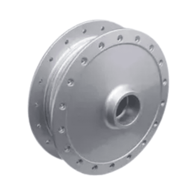 Par Cubo De Roda Diant./tras. Ybr 125 Tambor + Jogo De Raios