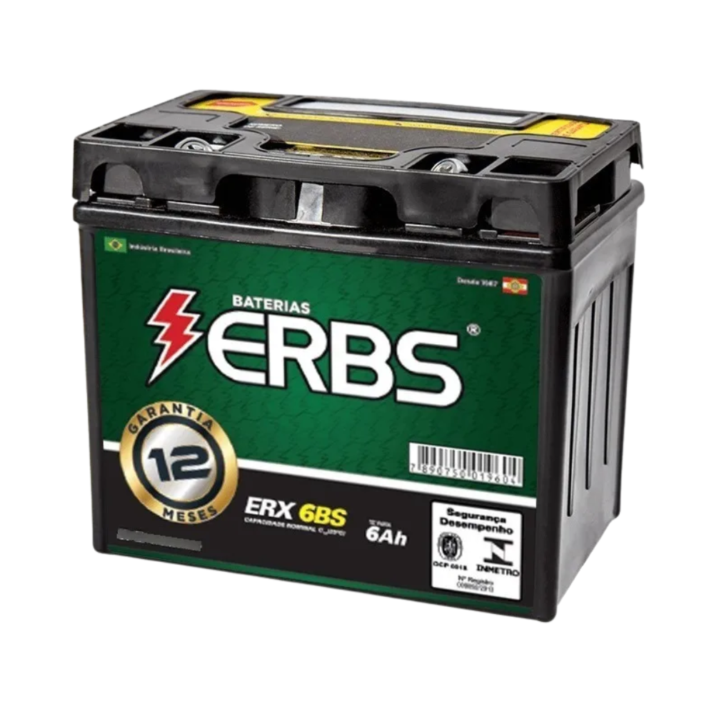 Bateria 6ah Erbs Erx6bs Honda Bros 125 150 160