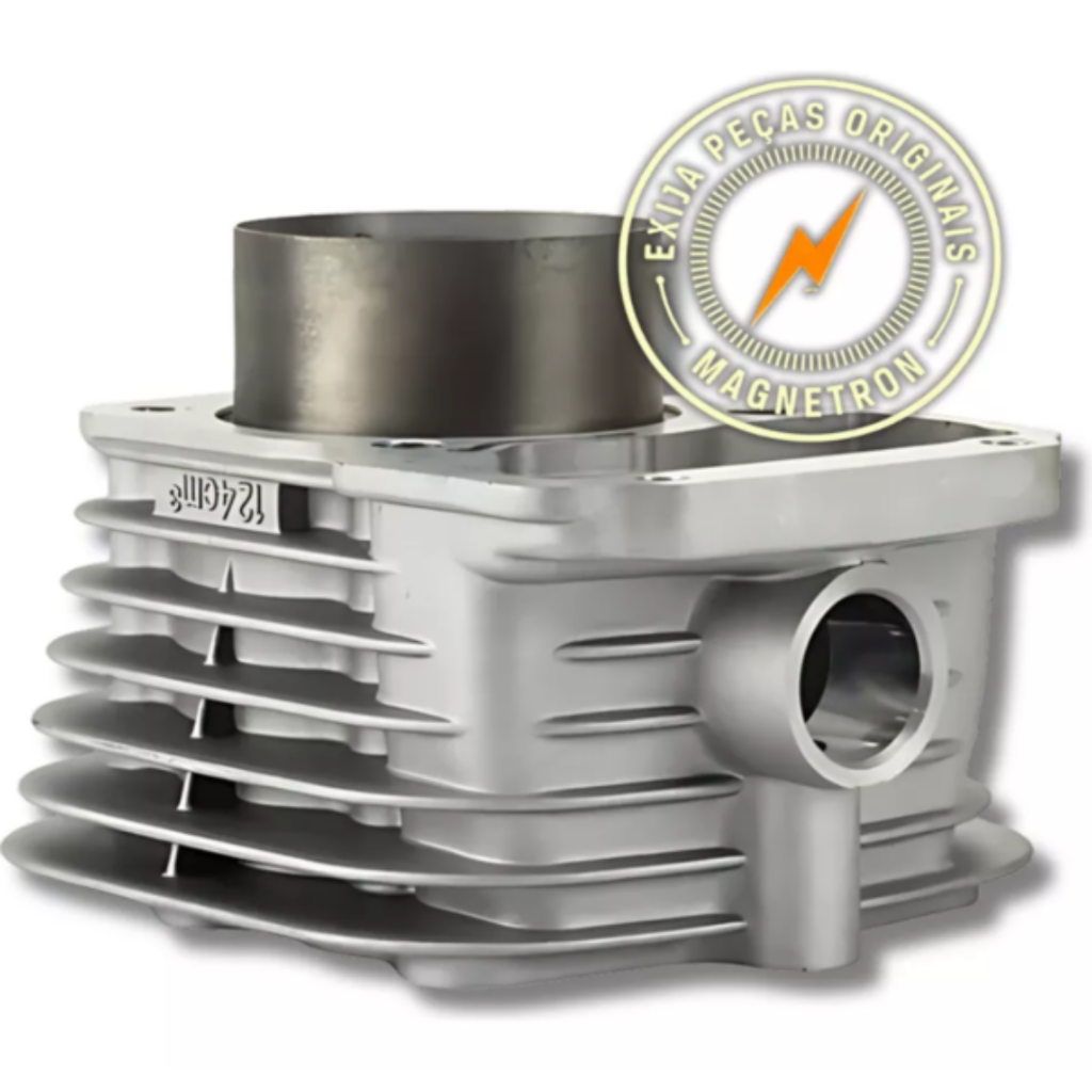 Kit Cilindro Magnetron com Pistão e Anel Honda CG 125 / Fan 05-08 / Titan 125 02-04