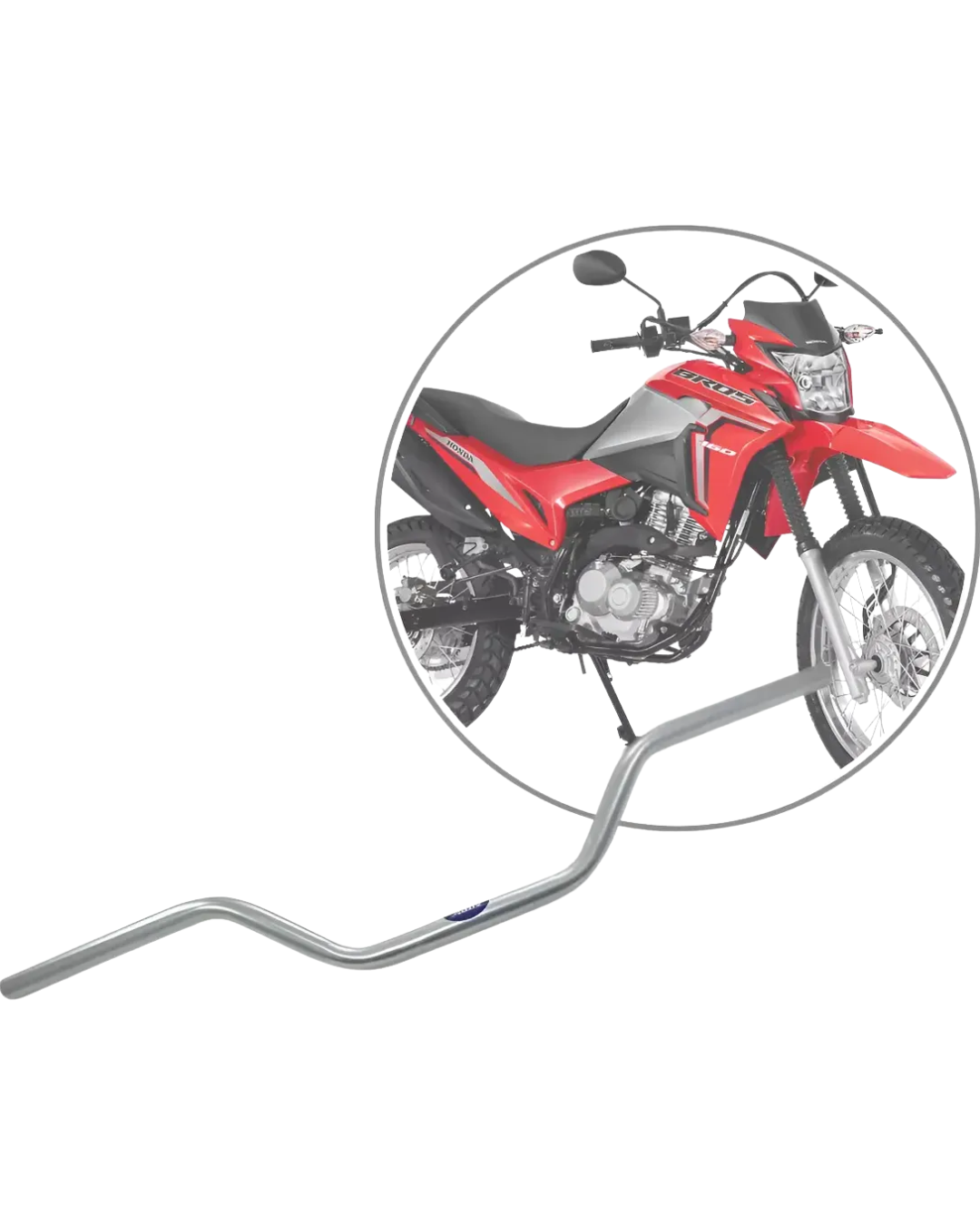 Guidão Moto Modelo Original Nxr 160/bros 2015/xre 190 2016