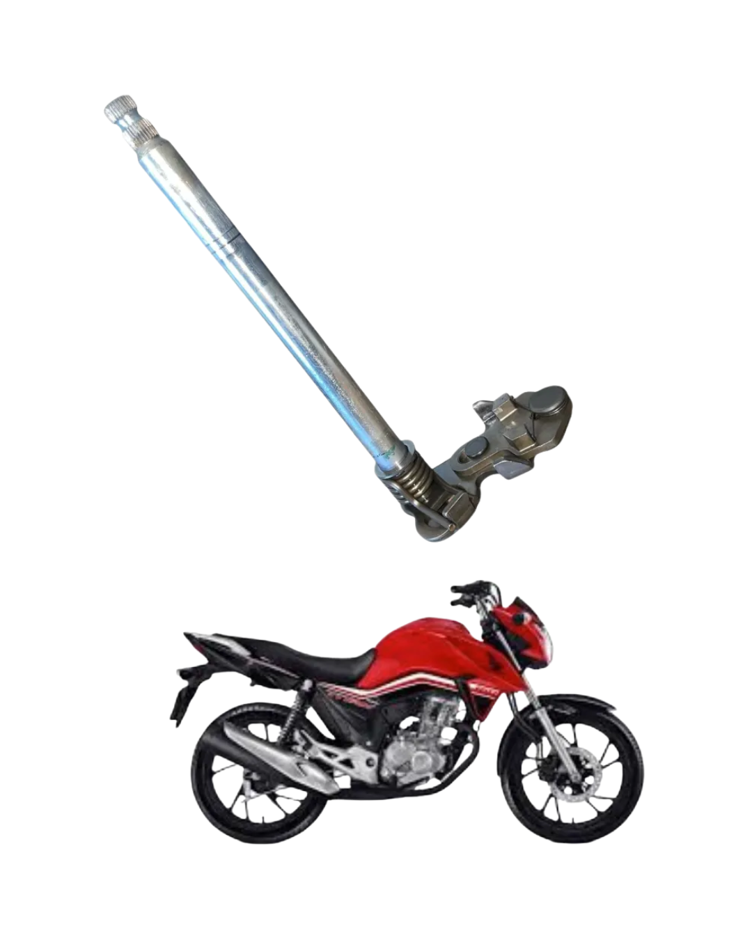 Eixo Pedal Câmbio Marcha Titan Fan Nxr Bros 160 Xre 190