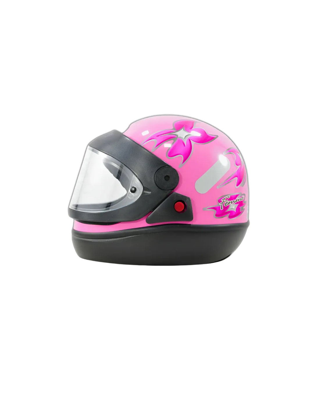 Capacete San Marino Femme Moto Integral Fechado Motoboy Flor Cor Rosa Tamanho do capacete 58