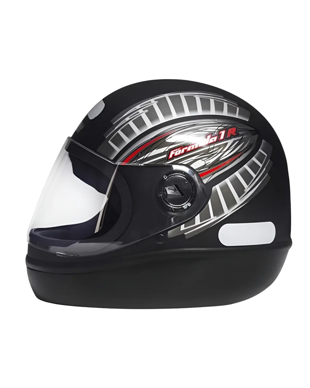 Capacete Moto Fechado Taurus Formula 1 Grafic Preto Brilho