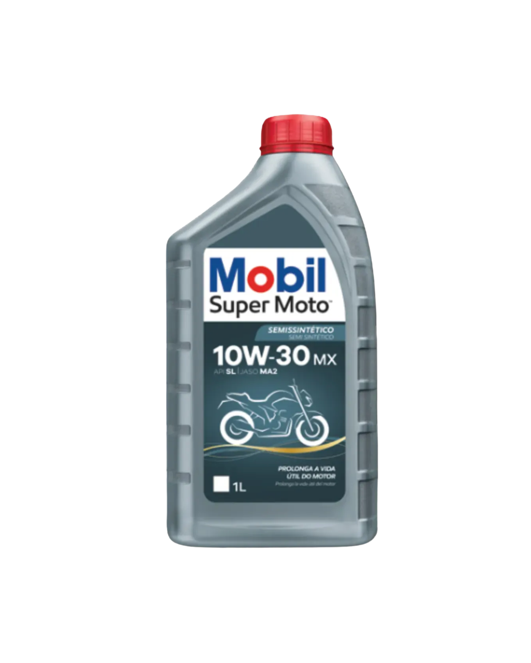 Óleo Mobil Super Moto 10W-30 Semissintético 1L