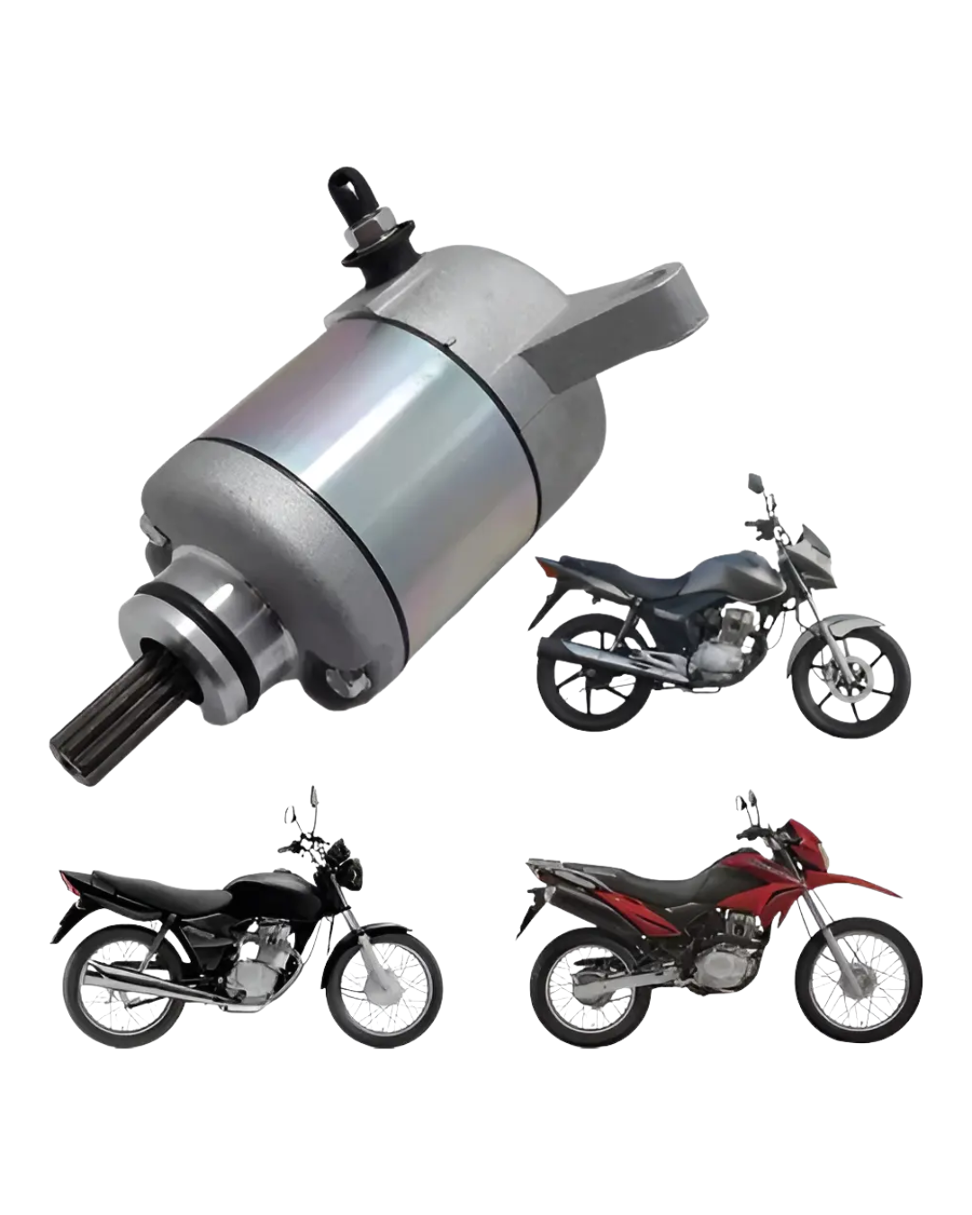Motor de Partida Arranque CG Titan Fan 125 / Dafra Speed 150 — Original