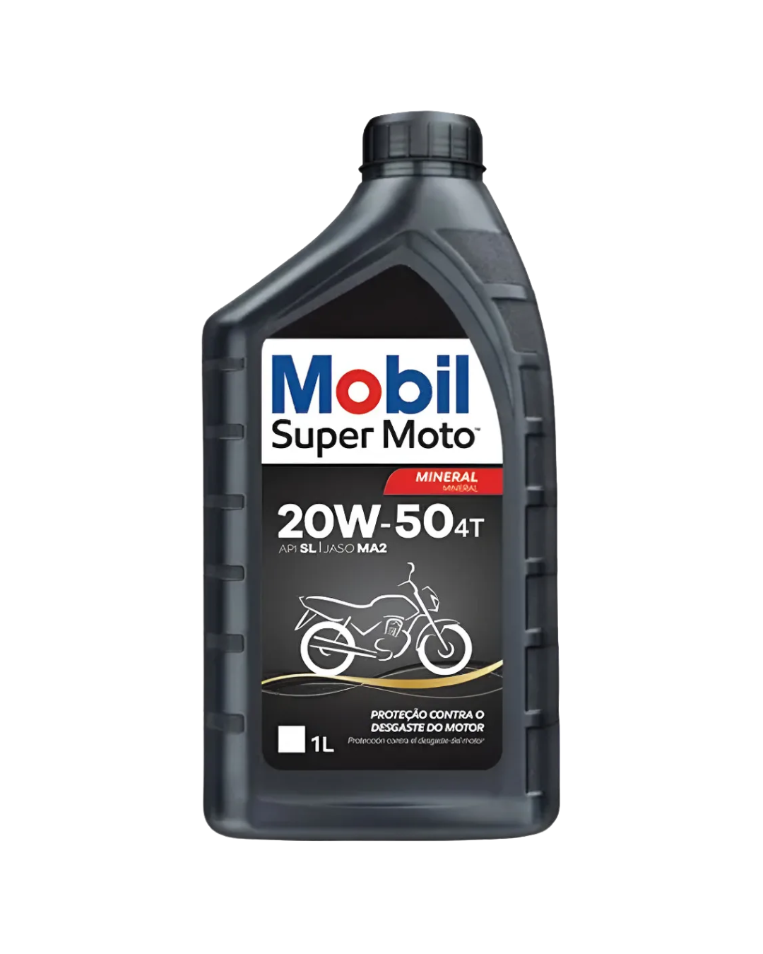 Oleo de Moto Mobil Super Moto 20w50 Mineral 4t 1lt