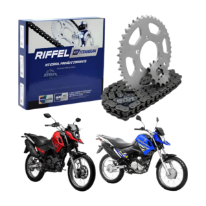 Kit transmissão Yamaha Xtz 150 Crosser 2014 A 2022 Titanium 1045