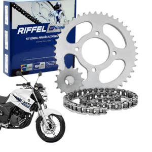 Kit Relação Tração Fazer-250 (2006-2017) (2018-2022) Riffel