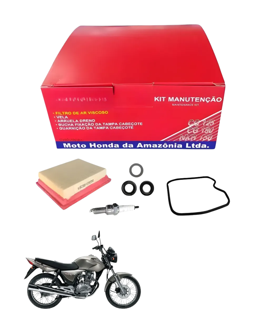 Kit Revisão CG 125/CG 150/NXR 150 2011 em diante hamp - Imagem 3