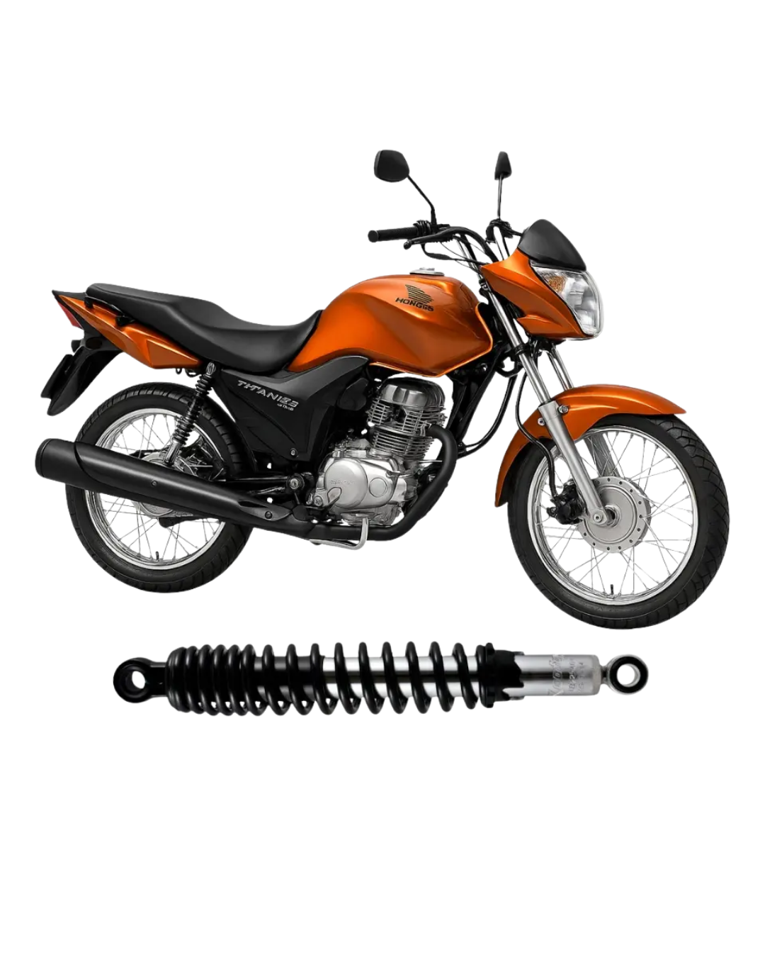 Amortecedor Traseiro Honda CG 150 160 Titan Fan Start 2004 a 2025 Cofap Original